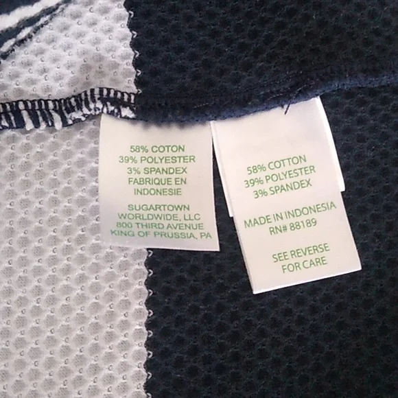 Lilly Pulitzer Dress Navy White Striped Marlow 3/4 sleeve Like new size Medium - Picture 13 of 15